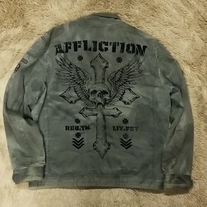 Affliction Military Cargo Jacket 🧰